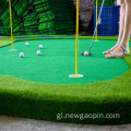 Mini alfombra de golf personalizada que pon verde ao aire libre